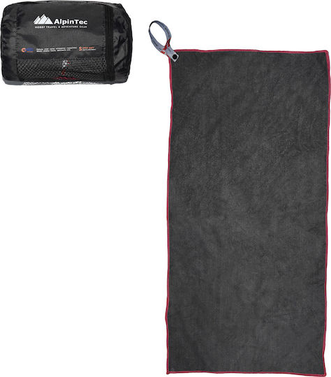 AlpinPro Drysoft Microfiber Body Antibacterial Towel with Case Terry Fuschia 150x75cm