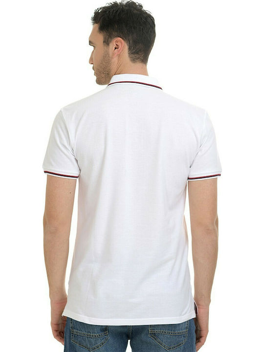 Splendid Men's Short Sleeve Blouse Polo White