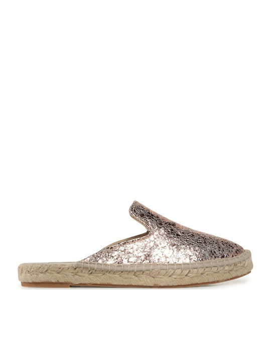 Yucatan G Flat Mules σε Χρυσό Χρώμα