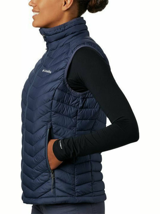 Powder Lite Women's Short Puffer Jacket for Winter Navy Blue
