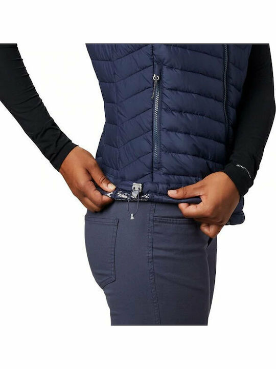 Powder Lite Women's Short Puffer Jacket for Winter Navy Blue