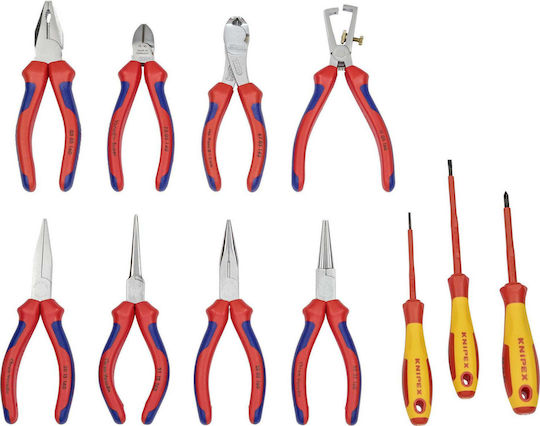 Knipex Pliers set Electrician Length 100mm 11pcs
