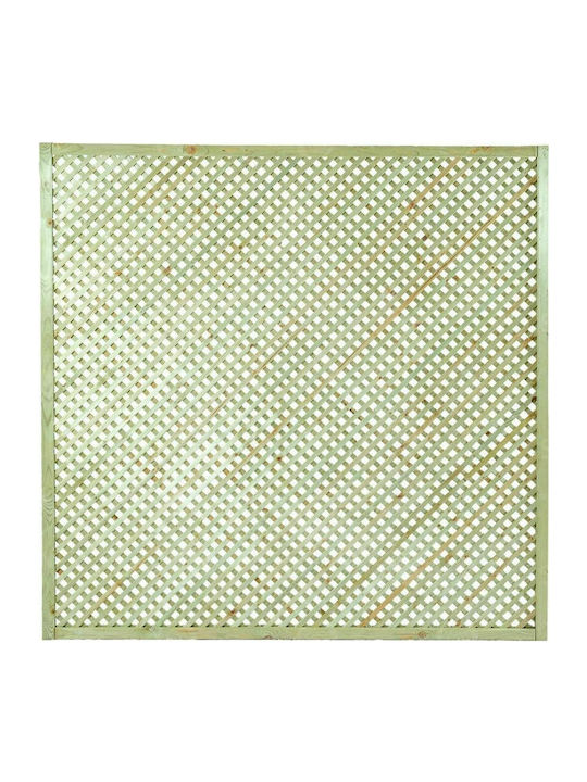 Grătar De Grădină Diamant (2x2) Din Lemn 180x180cm Bej 21834 Grătar De Grădină Diamant (2x2) Din Lemn 180x180cm Bej 21834