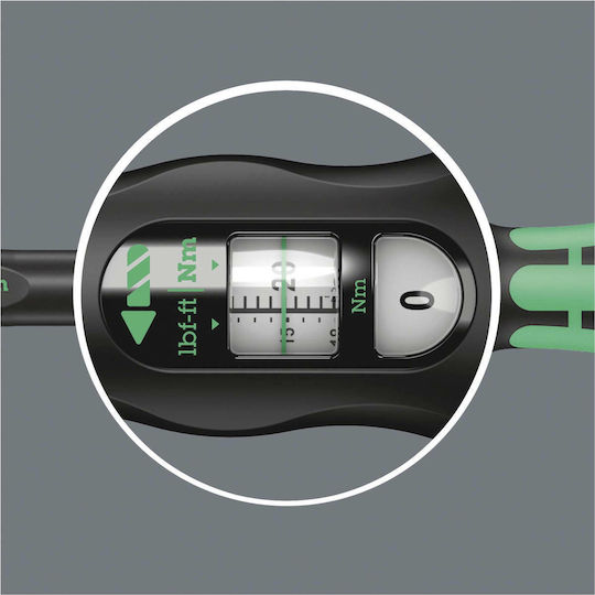 Wera Δυναμόκλειδο Καρέ 1/4" Ροπής 2.5-25 Nm με Μήκος 29εκ.