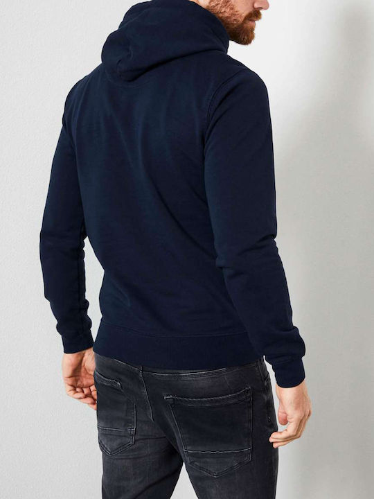 Petrol Industries Herren Sweatshirt mit Kapuze Marineblau