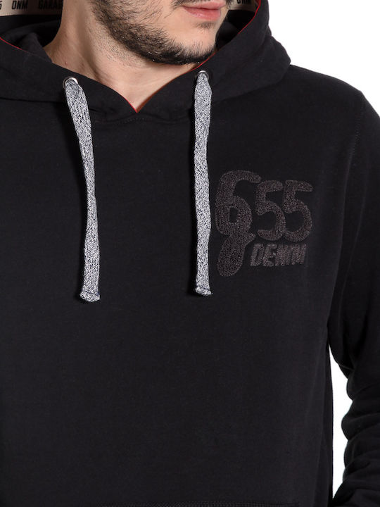 GAM002-21106 Sweatshirt mit Kapuze Schwarz