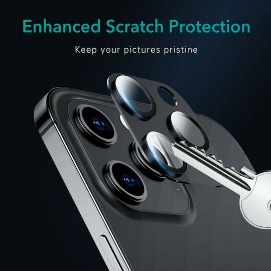 ESR Lens Protector Προστασία Κάμερας Tempered Glass Μαύρο για το iPhone 12 Pro Max