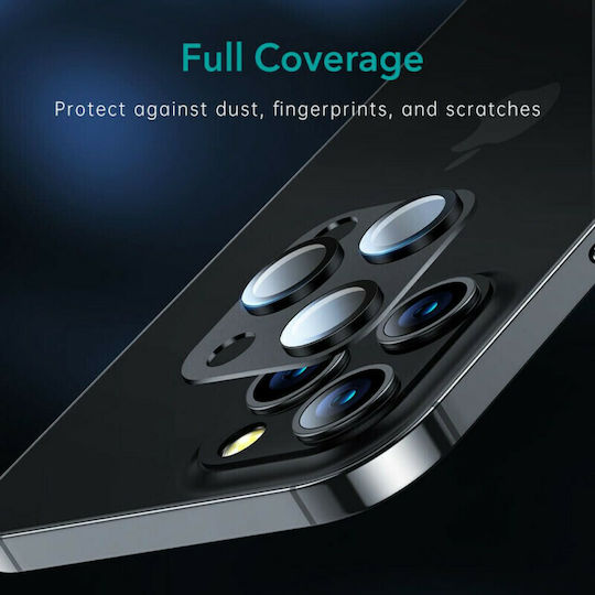 ESR Lens Protector Προστασία Κάμερας Tempered Glass Μαύρο για το iPhone 12 Pro Max