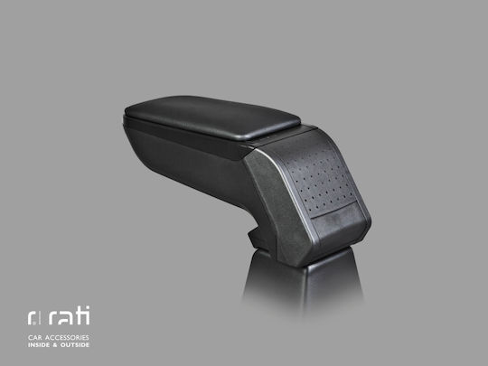 Rati Armster S Car PU Armrest for Volkswagen Polo 2001-2009 Black