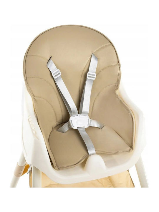 Kruzzel Kruzzel Baby Highchair 3 in 1 with Adjustable Height Beige
