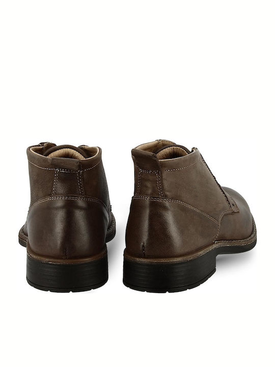 Ghete Chukka Anatomice din Piele Maro