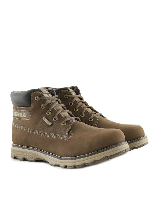 Founder TX Δερμάτινα Ανδρικά Μποτάκια Αδιάβροχα Gravity Grey