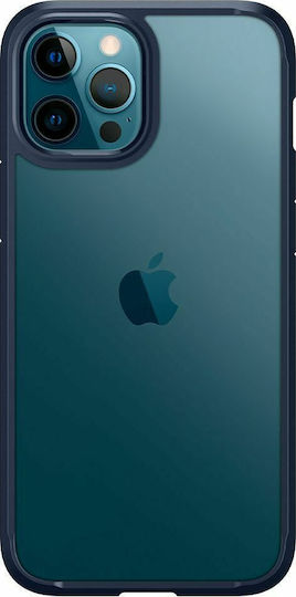 Spigen Ultra Hybrid Back Cover Plastic 2mm Navy Blue (iPhone 12 / 12 Pro)