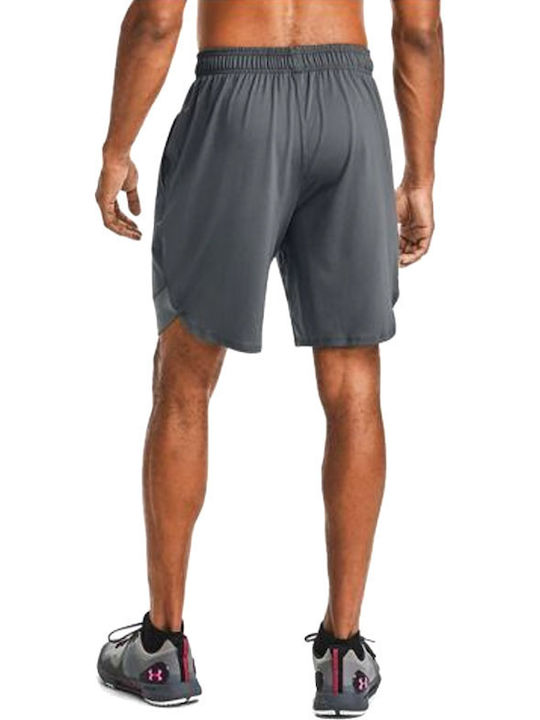 Under Armour Training Stretch Pantaloni scurți sport bărbați gri ca smoala