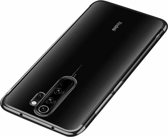 Powertech Задна корица Силикон 0.3мм Черен (Redmi 9)