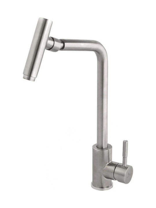 Venezia Stilo Πάγκου Inox Ασημί Venezia Stilo Πάγκου Inox Ασημί
