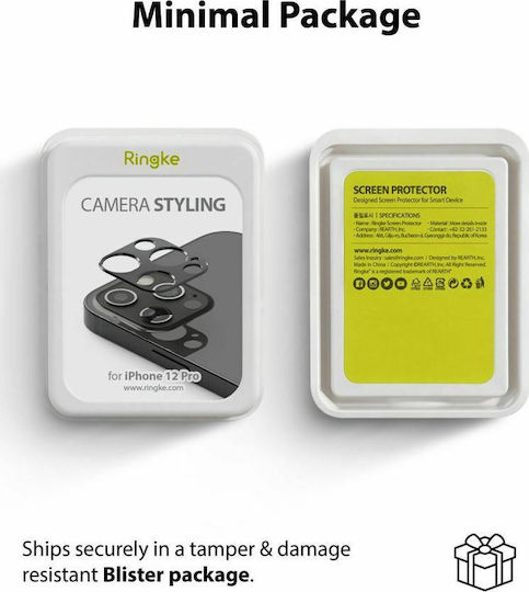 Ringke Styling Προστασία Κάμερας Μεταλλικό Πλαίσιο Μπλε για το iPhone 12 Pro Max