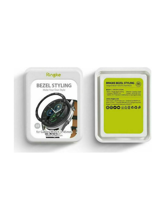 Ringke Bezel Styling Stainless Μαύρο για το Galaxy Watch 3 45mm