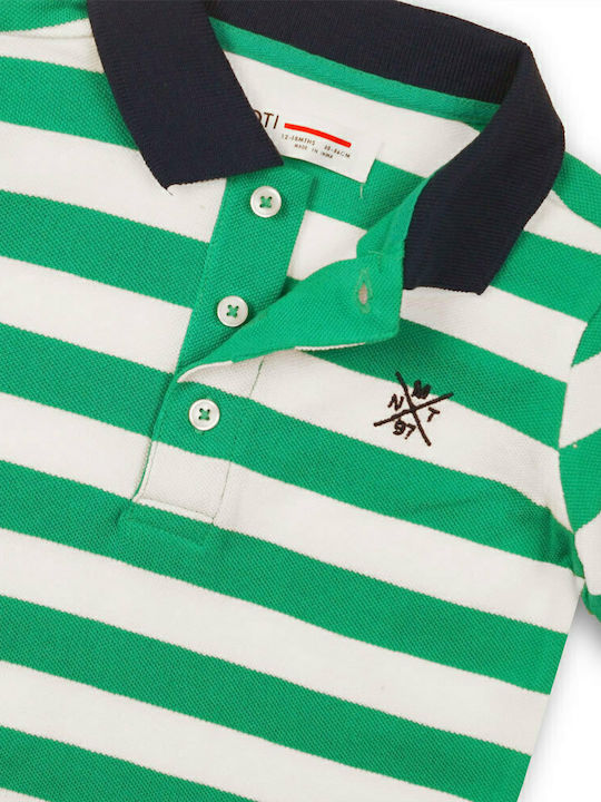 Minoti Kids Polo Short Sleeve Green