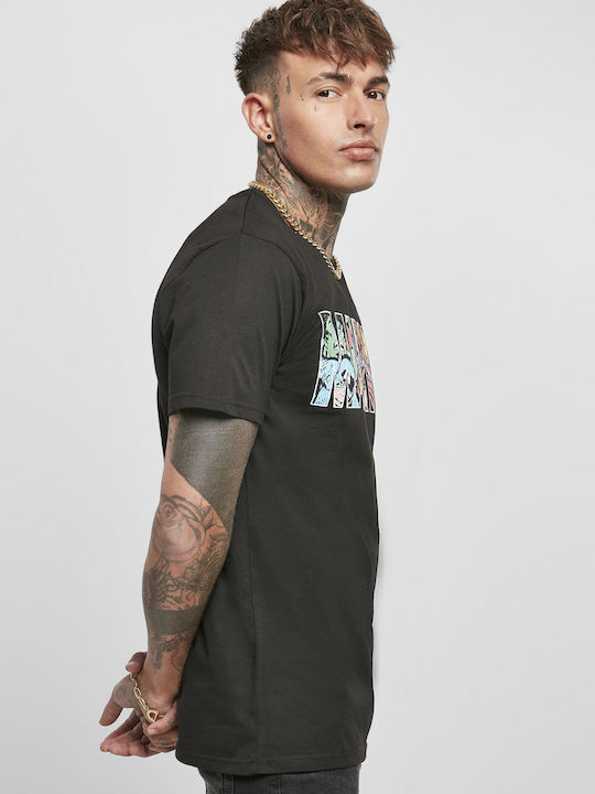 Merchcode Marvel Logo Character Tee Black