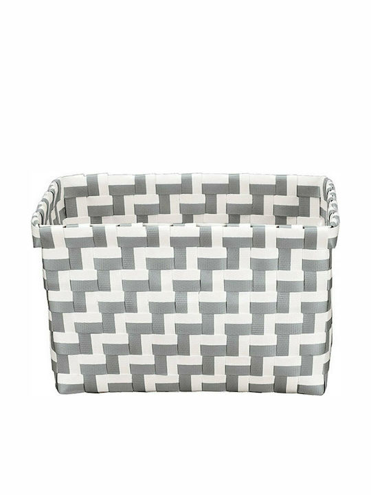 Kleine Wolke Double Box Καλάθι Αποθήκευσης Πλαστικό Platinum Grey 20x16.5x12cm