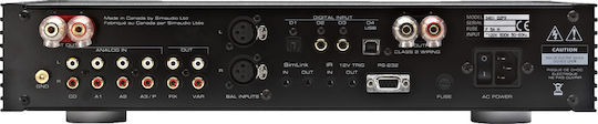 Simaudio Moon 340i Integrated Hi-Fi Amplifier Stereo 200W/4Ω 100W/8Ω Silver