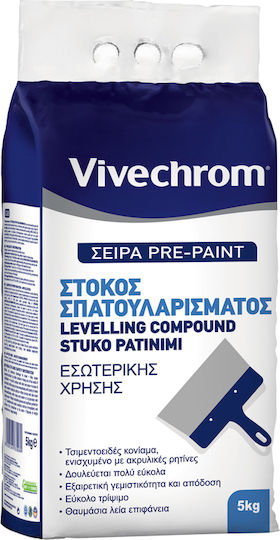 Vivechrom Pre-Paint Allzweckspachtel Spachtelmasse Weiß 5kg