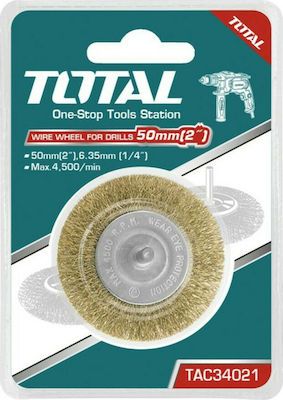 Total Drill Wire Brush 50mm 20pcs TAC34021