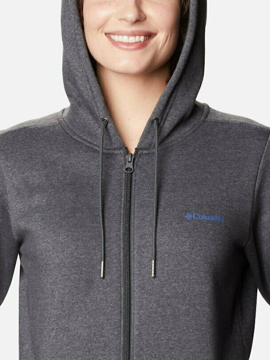 Women's Sweatshirt Jacket Hooded Gray