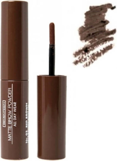 Seventeen All Day Wear Matte Eyeshadow For Eyebrows 02 Dark Brown