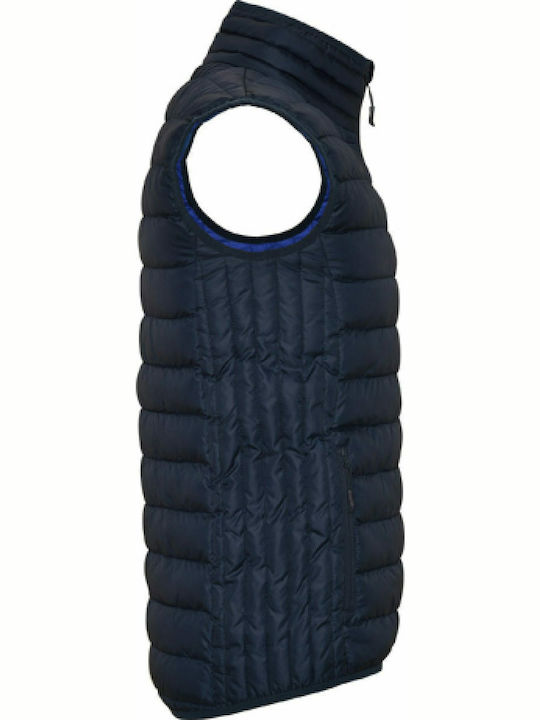 Oslo Sleeveless Jacket Puffer Navy Blue