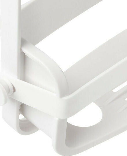 Umbra Wall Mounted Bathroom Shelf Plastic with 2 Shelves 31.8x9.5x64.8cm White