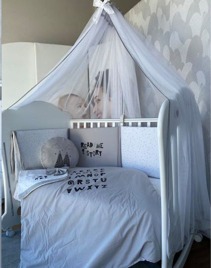 Funna Baby Set Für Krippe Story Gray 8Stück