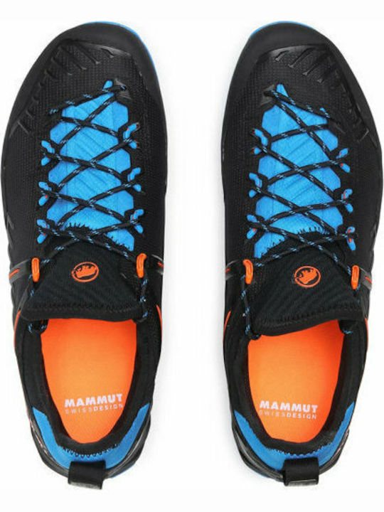 Mammut Alnasca Knit II Low GTX Men's Waterproof Hiking Shoes With Gore-Tex Membrane Black