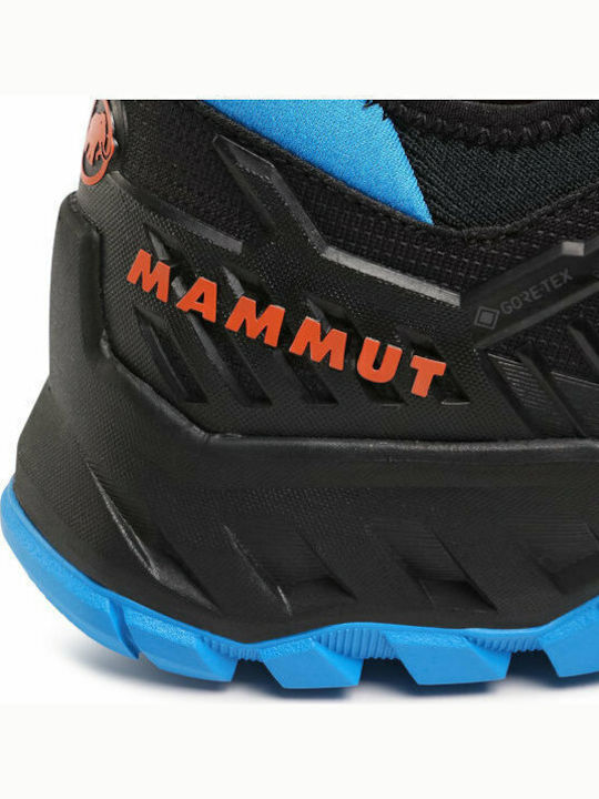 Mammut Alnasca Knit II Low GTX Men's Waterproof Hiking Shoes With Gore-Tex Membrane Black