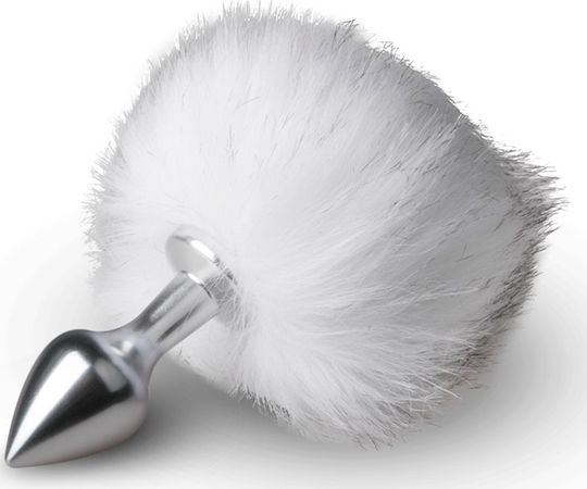 Easytoys Bunny Tail Anal Plug White