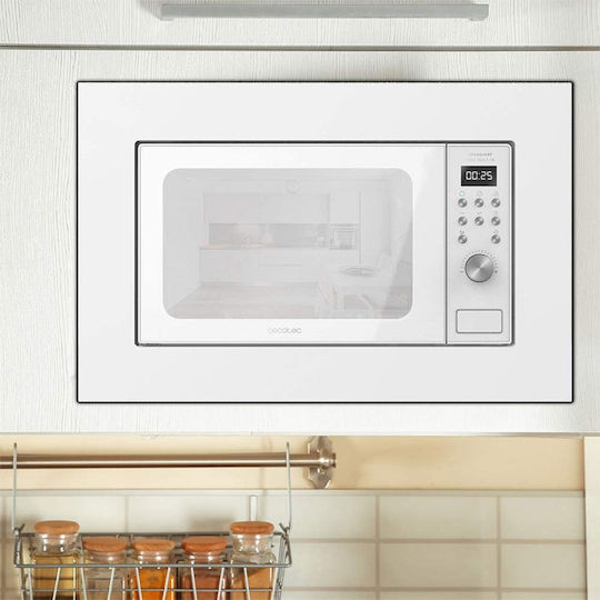 Cecotec Grandheat 2000 White Cuptor cu microunde încorporat cu Grill 20lt Alb