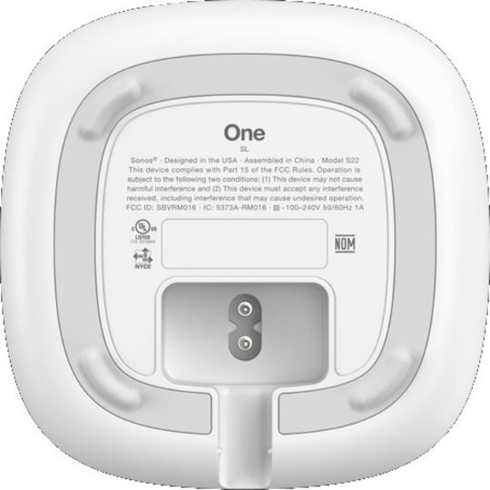 Sonos One SL Активен говорител 2 Брой шофьори с Wi-Fi (Брой) Бял