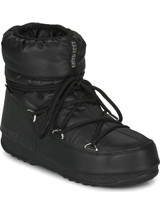 Moon Boot Nylon Γυναικείες Μπότες Χιονιού Μαύρες