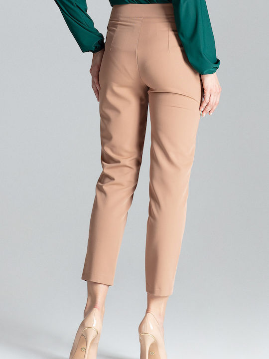 Lenitif L028 Femei Tesatura Pantaloni Tabac maro