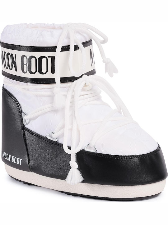 Moon Boot Icon Low Γυναικείες Μπότες Χιονιού Λευκές