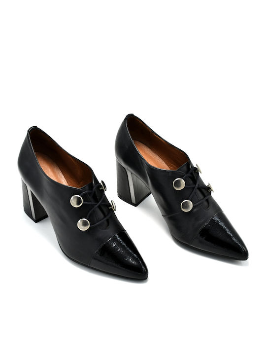 Hispanitas Piele Pantofi Oxford pentru femei Negru