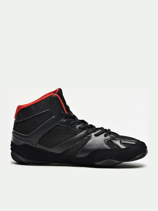 Leone Luchador Boxing Shoes Black