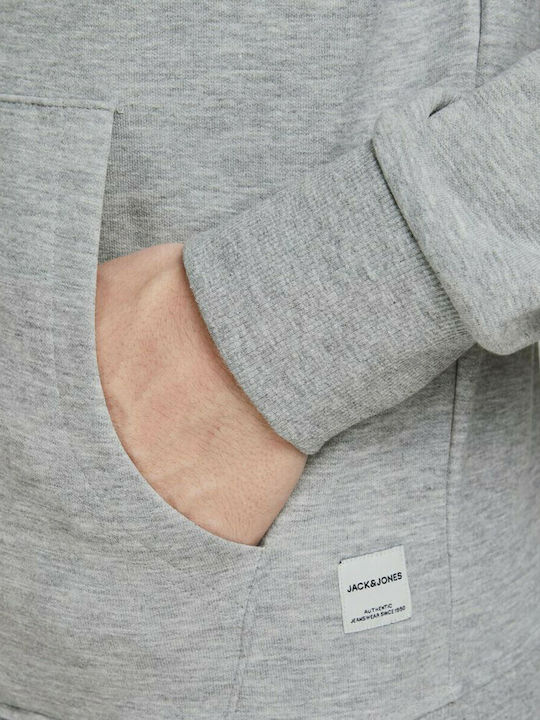 Cardigan With Hood Light Grey Melange
