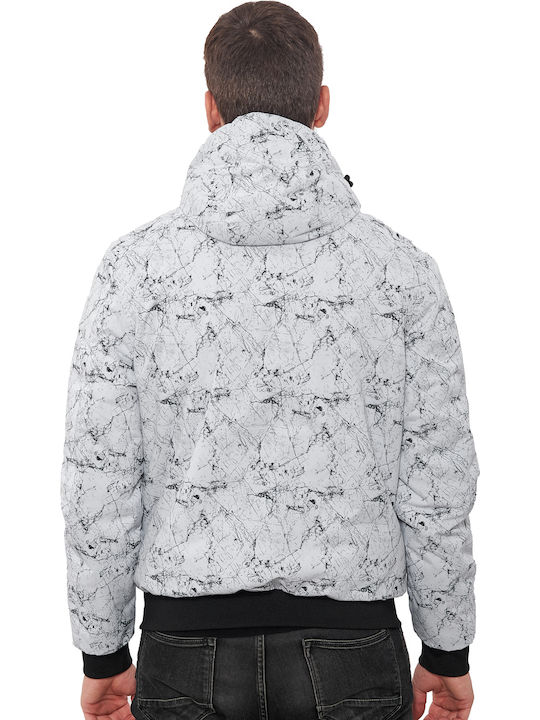 Vainas Atlas Men's Winter Bomber Jacket White