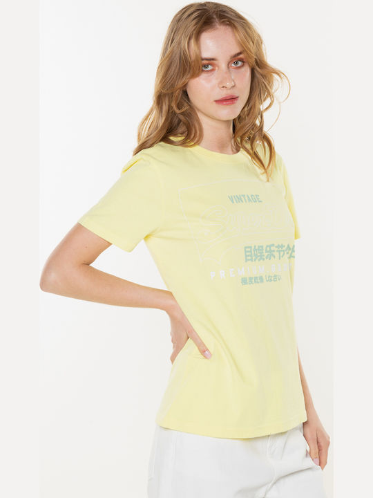 Superdry Charlock Women's T-shirt Lime