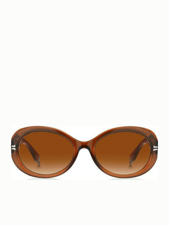 Marc Jacobs Women's Sunglasses with Brown Plastic Frame and Brown Gradient Lens MJ1013/S 09Q/HA