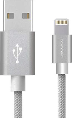 Jellico GS-10 Braided USB-A to Lightning Cable White 1m (34.912.0655)