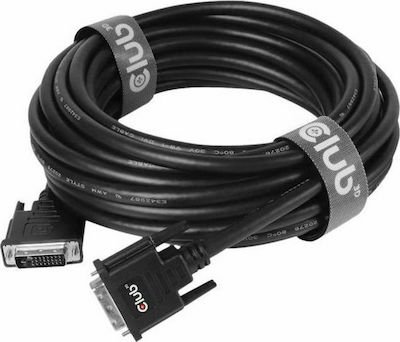 Club3D HDMI 2.0 împletitură Cablu HDMI de sex masculin - HDMI de sex masculin 10m Negru