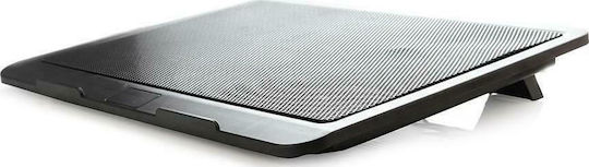Gembird Cooling Pad για Laptop έως 15" με 1 Ανεμιστήρα και Φωτισμό (NBS-1F15-04)